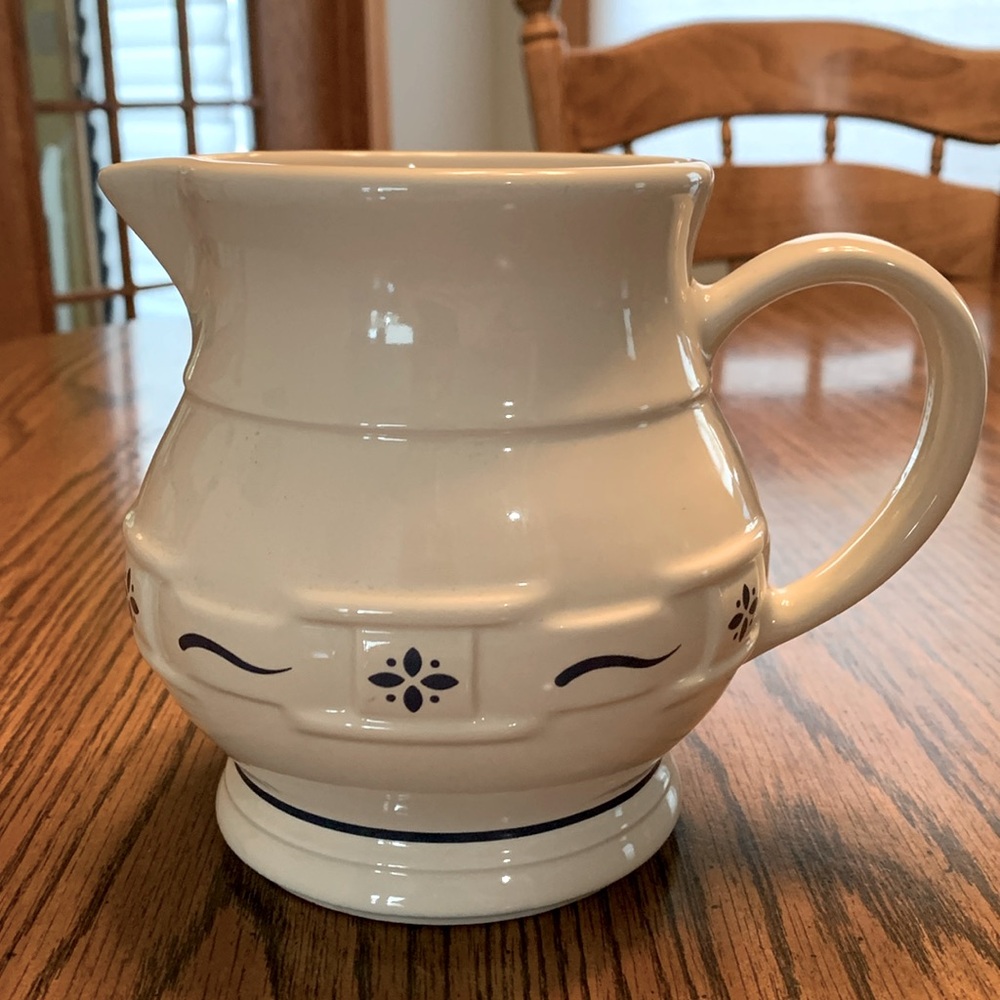 Longaberger Juice Pitcher, Classic Blue